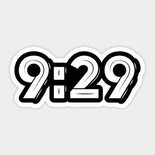 9 Minutes and 29 Seconds Sticker